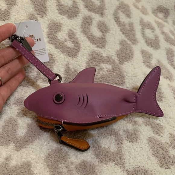 Coach Handbags - Coach Sharky Shark Coin Case.